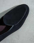 【QUINN LOFERS SUEDE】 BLACK