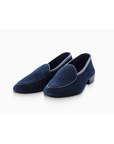 【QUINN LOFERS SUEDE】 NAVY BLUE